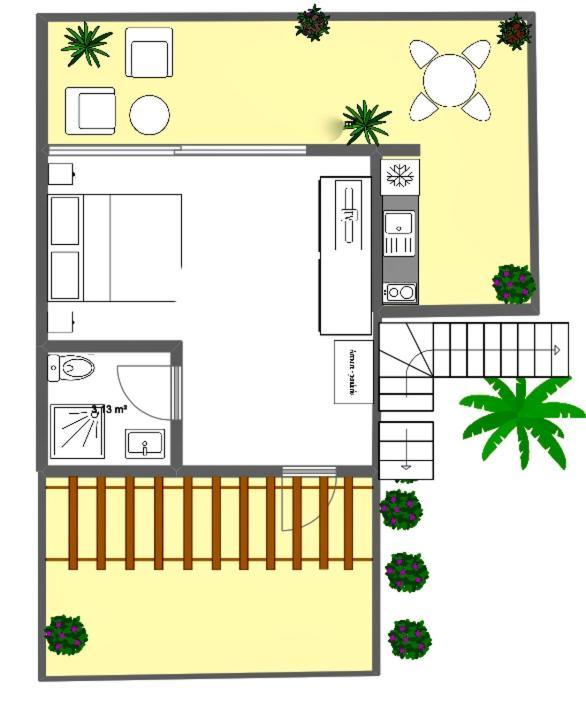 Studio Frangipani - Villa Fleurs des Iles Le Vauclin Esterno foto